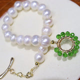 Natural Freshwater Pearl Bracelet 8-9mm Hand Jewelry