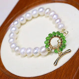 Natural Freshwater Pearl Bracelet 8-9mm Hand Jewelry