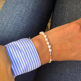 Colorful Rice Beads Freshwater Pearl Bracelet Bohemian Beach Jewelry