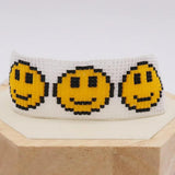 Hand-woven Smiling Face Bracelet Bohemia Style