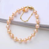 Classic Natural Pearl Bracelet Women Beaded Cuff Jewelry Gift