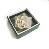Crystal Camellia Arm Cuff Bracelet for Women