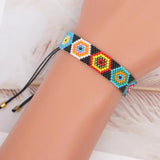 Vintage Ethnic Handwoven Beaded Bracelet