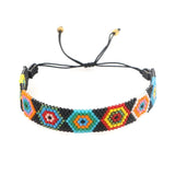 Vintage Ethnic Handwoven Beaded Bracelet