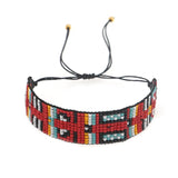 Geometric Vintage Minimalist Beaded Bracelet