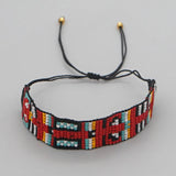 Geometric Vintage Minimalist Beaded Bracelet