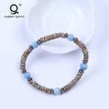 Coconut Shell Stretch Beads Bracelet for Women