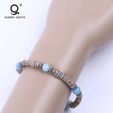 Coconut Shell Stretch Beads Bracelet for Women