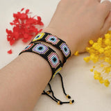 Vintage Devil's Eye Rice Bead Bracelet