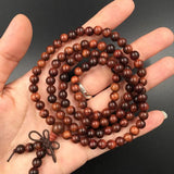 Rosewood Prayer Beads Buddha Bracelet Tibetan Buddhist Bangle