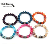 Crystal Armband 10mm Druzy Beads Micro Zircon Pave Bracelets