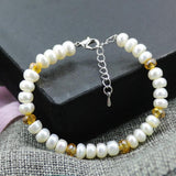 7-8mm Pearl Abacus Beads Bracelet DIY Jewelry