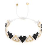 Heart-shaped Beaded Bracelet Adjustable Unisex Bohemia Bracelet