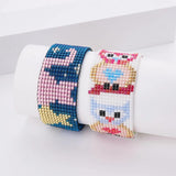 Adjustable Owl Love Rice Bead Bracelet