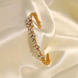 Youthway CZ Stainless Steel Bracelet