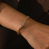 Youthway CZ Stainless Steel Bracelet