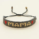 Rice Bead Bracelet Retro Bohemia Beaded Adjustable Bracelet