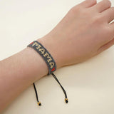 Rice Bead Bracelet Retro Bohemia Beaded Adjustable Bracelet