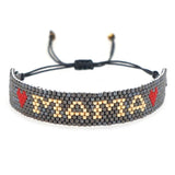 Rice Bead Bracelet Retro Bohemia Beaded Adjustable Bracelet