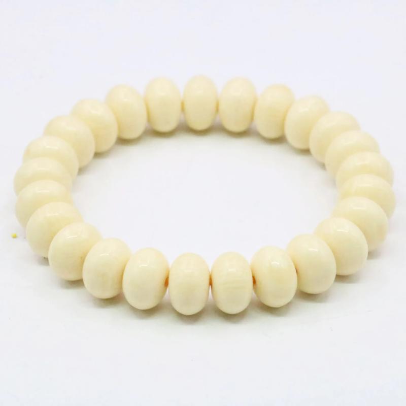 8X12mm Abacus Beeswax Bracelet Elastic Chain Women Girls Hand Jewel