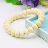 8X12mm Abacus Beeswax Bracelet Elastic Chain Women Girls Hand Jewel