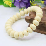 8X12mm Abacus Beeswax Bracelet Elastic Chain Women Girls Hand Jewel