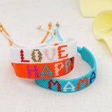 Rice Ball Bracelet Hand Woven Bohemia Adjustable Beaded Bracelet
