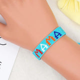 Rice Ball Bracelet Hand Woven Bohemia Adjustable Beaded Bracelet