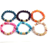 Crystal Armband 10mm Druzy Beads Zircon Pave Strand Bracelet