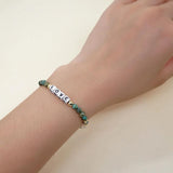 Crystal Vintage Beaded Bracelet Handwoven Bohemian