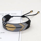 Vintage Geometric Minimalist Handwoven Beaded bracelet
