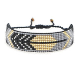 Vintage Geometric Minimalist Handwoven Beaded bracelet