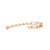 Button Pearl Hand Ornament Metal Chain Bracelet