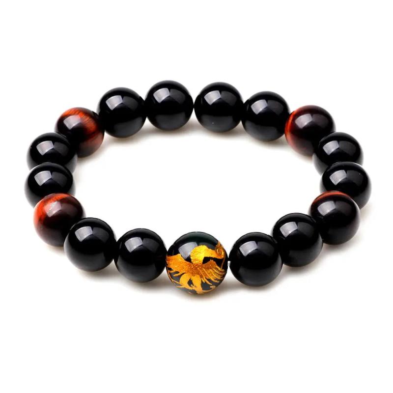 Elastic Rope Beaded Condole Belt Bangle for Men and Women