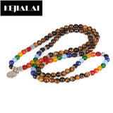 Bohemian Style Beaded Bracelet Multilayer Natural Stone Faceted Beads