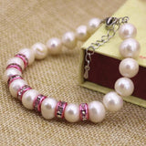 9-10mm Nearround Pearl Beaded Bracelets for Women