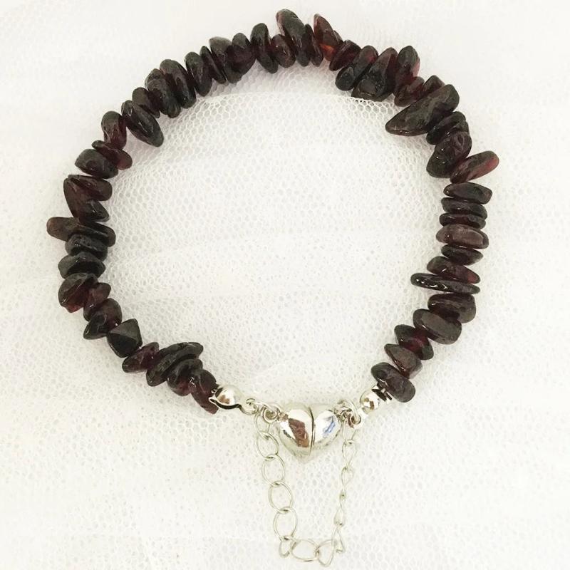 Ethnic Style Natural Stone Love Magnetic Bracelet Chain Jewelry