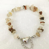 Ethnic Style Natural Stone Love Magnetic Bracelet Chain Jewelry
