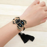 Rice Bead Bracelet Beetle Personalized Hand Knitting Bohemia Minimalist