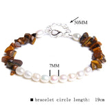 Irregular Stone Bracelet Citrines Crystal Jewelry