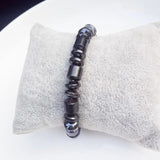 Magnetic Hematite Beaded Bracelet Unisex Therapy Healthy