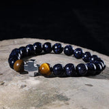 8mm Natural Stone Beads Men's Buddha Bracelet Jewelry