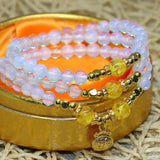 Opal Moonstone Multilayer Elastic Bracelets for Women B2245