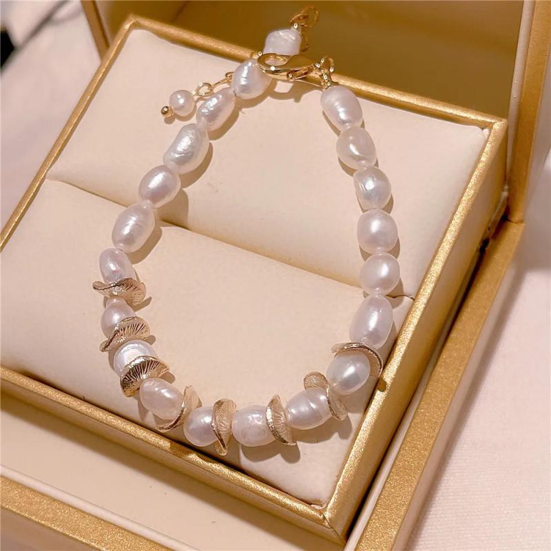 Freshwater Pearls Bracelet Vintage Charm Bangle