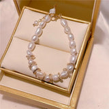 Freshwater Pearls Bracelet Vintage Charm Bangle