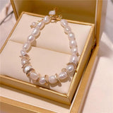Freshwater Pearls Bracelet Vintage Charm Bangle
