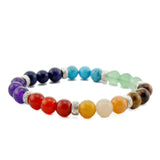 Crystal Stone Chakra Yoga Reiki Healing Beaded Bracelet