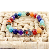 Crystal Stone Chakra Yoga Reiki Healing Beaded Bracelet