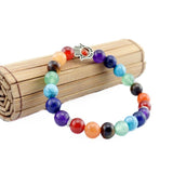 Crystal Stone Chakra Yoga Reiki Healing Beaded Bracelet