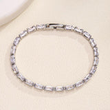 Geometric CZ Marquise Tennis Bracelet for Women 3MM - FSBP061